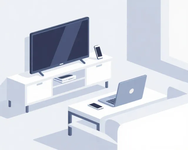 多设备观赛示意图