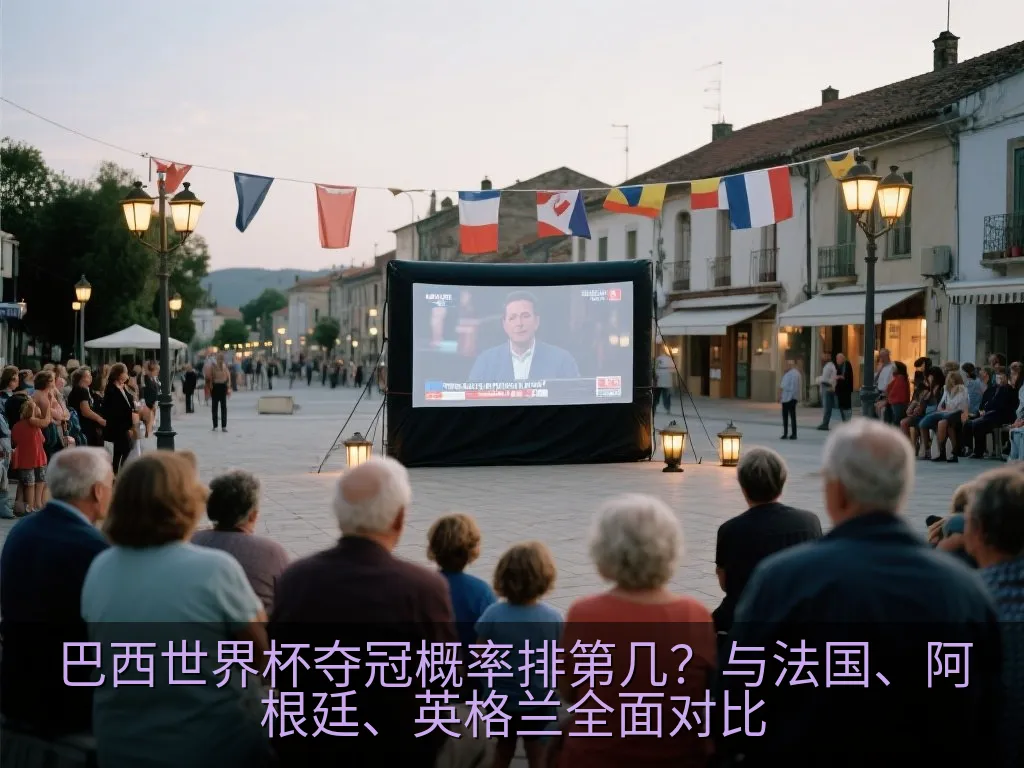 世界杯热门球队对比图与争冠概率排行榜